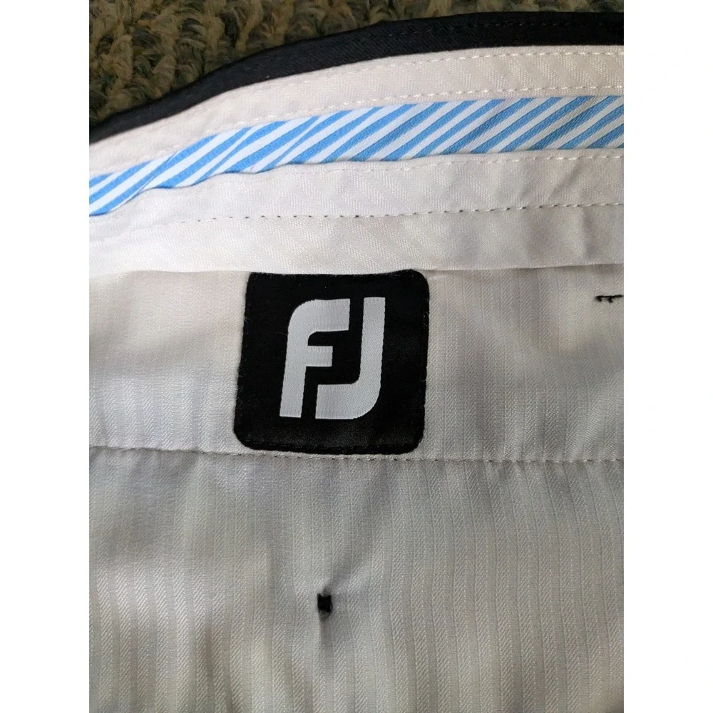 FootJoy Mens Performance Golf Shorts Navy Blue Flat Front W40 1008707